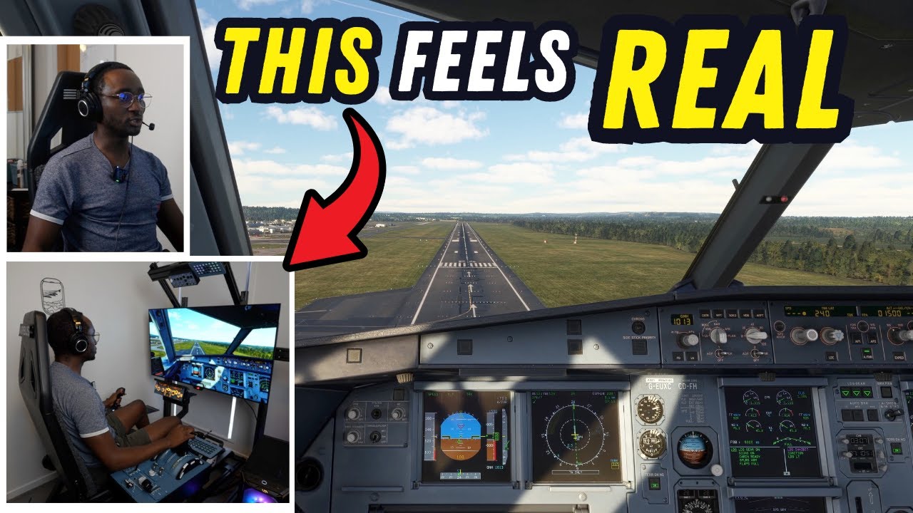 Microsoft Flight Simulator с отслеживанием глаз — это *УДИВИТЕЛЬНО*