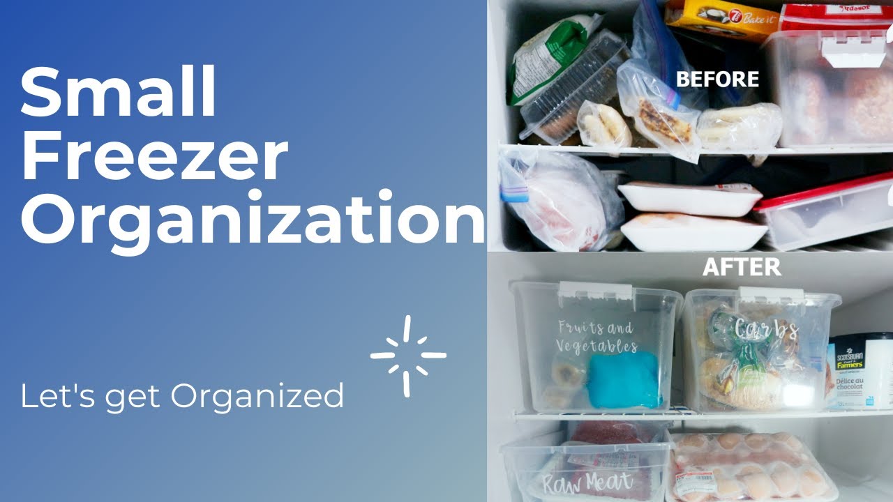 Small Freezer Organization Ideas + Freezer Storage Hacks