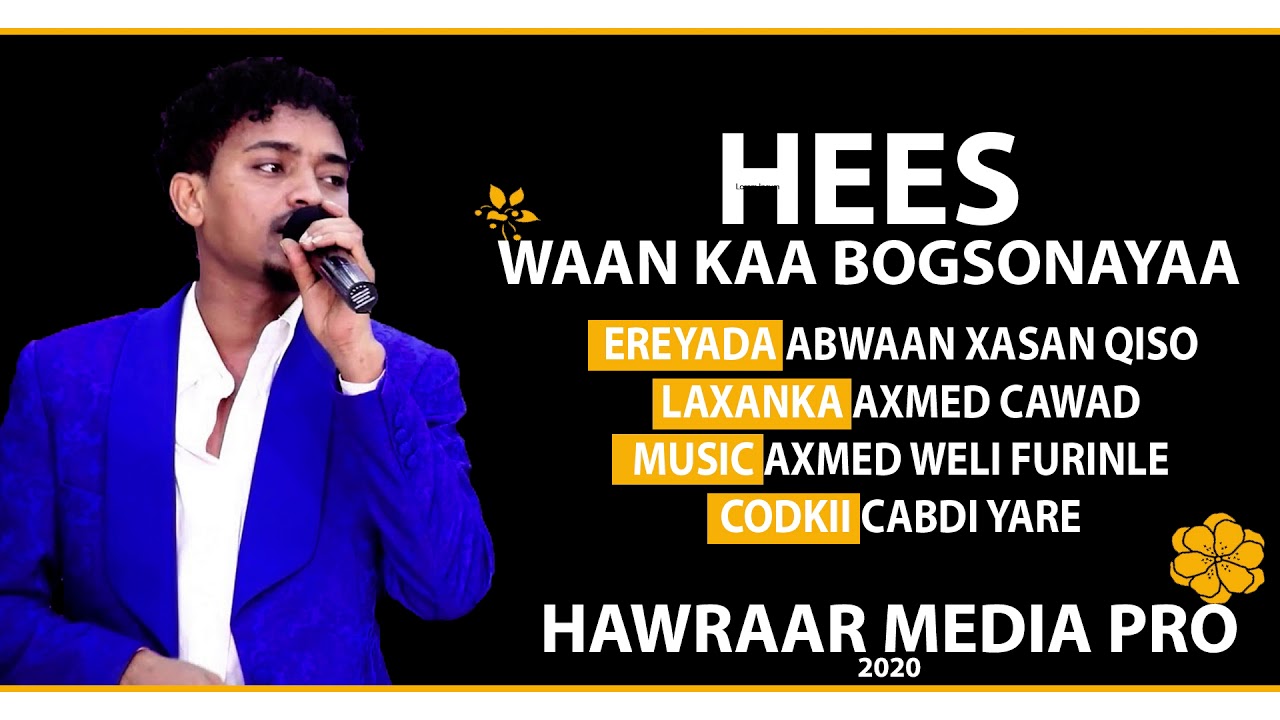 CABDI YARE | HEES CUSUB | WAAN KA BOGSONAYAA | OFFICIAL LYRICS 2020