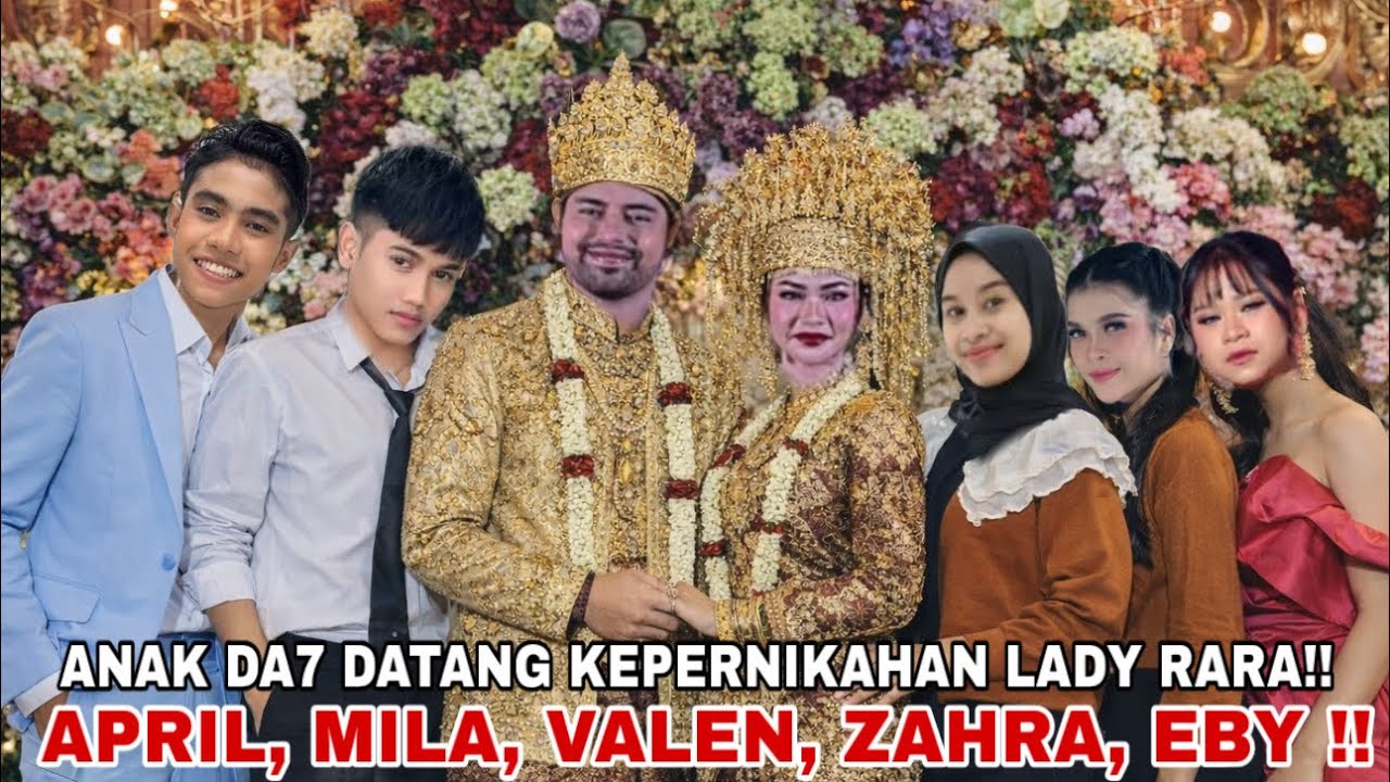 ANAK DA7 DATANG KEPERNIKAHAN RARA?? APRIL,MILEN,ZAHBY KASIH SURPRISE BUAT KAKAK SENIORNYA RARA??