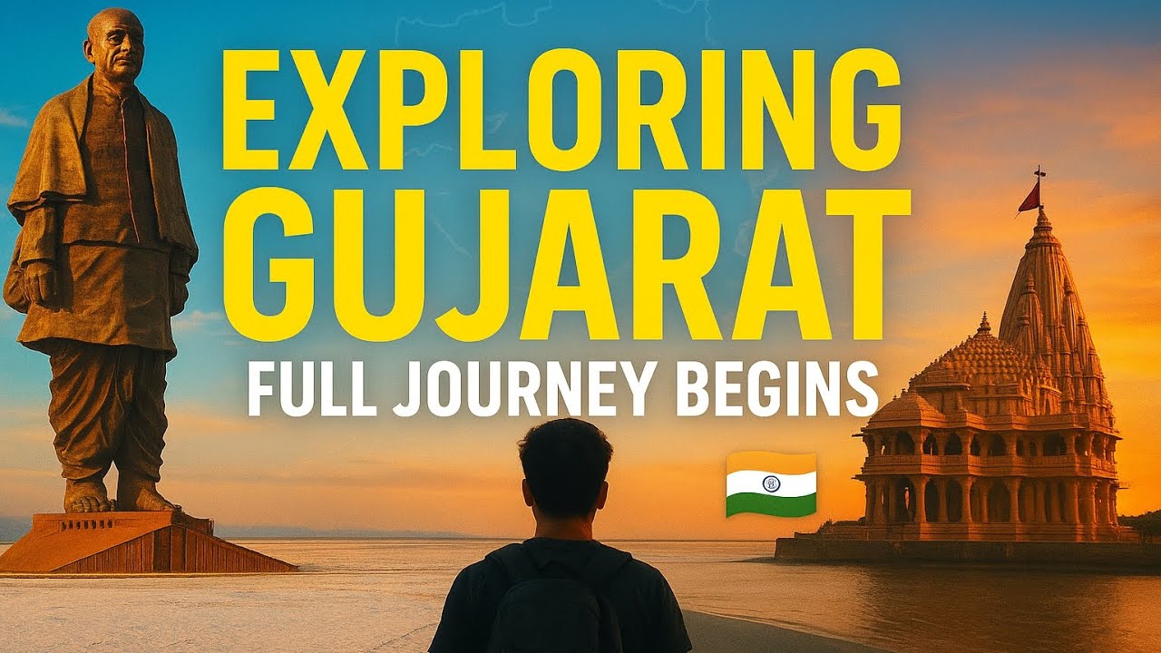 Gujarat Travel Journey Begins 🇮🇳 | Exploring the Beauty of Gujarat | Travel Intro 2025