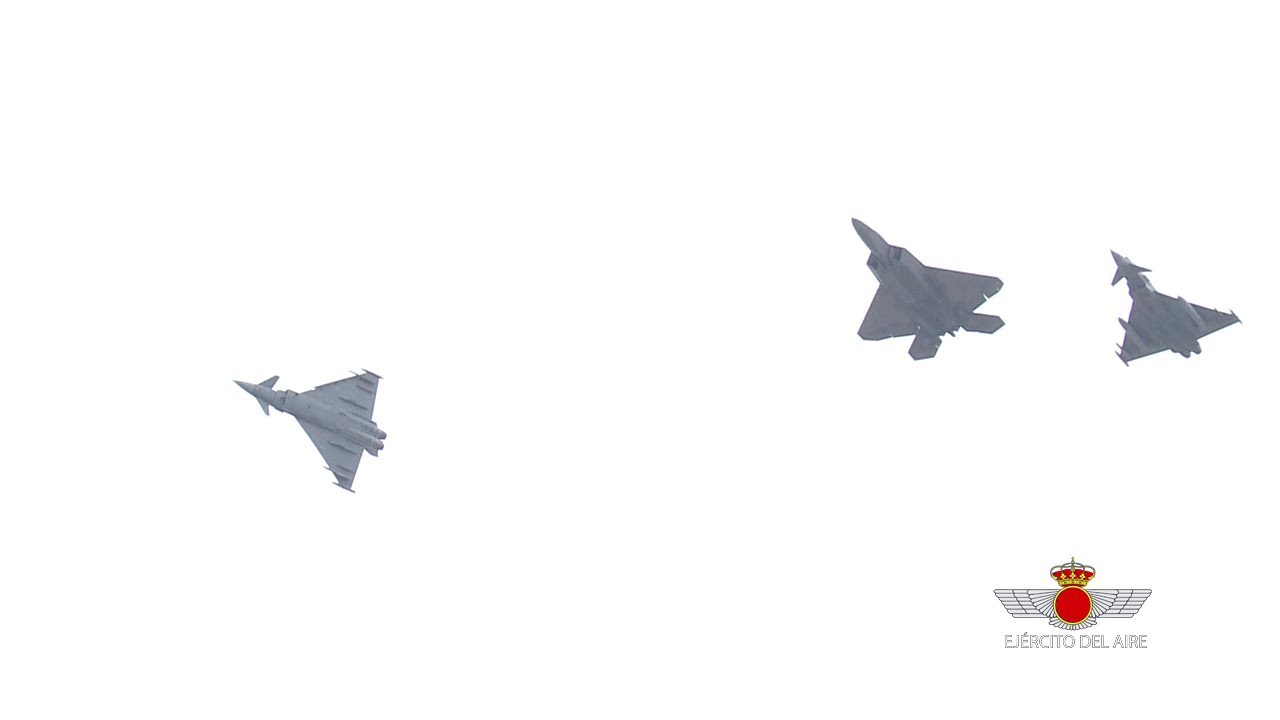 Entrenamiento con cazas de 5ª generación americanos en la Base Aérea de Albacete