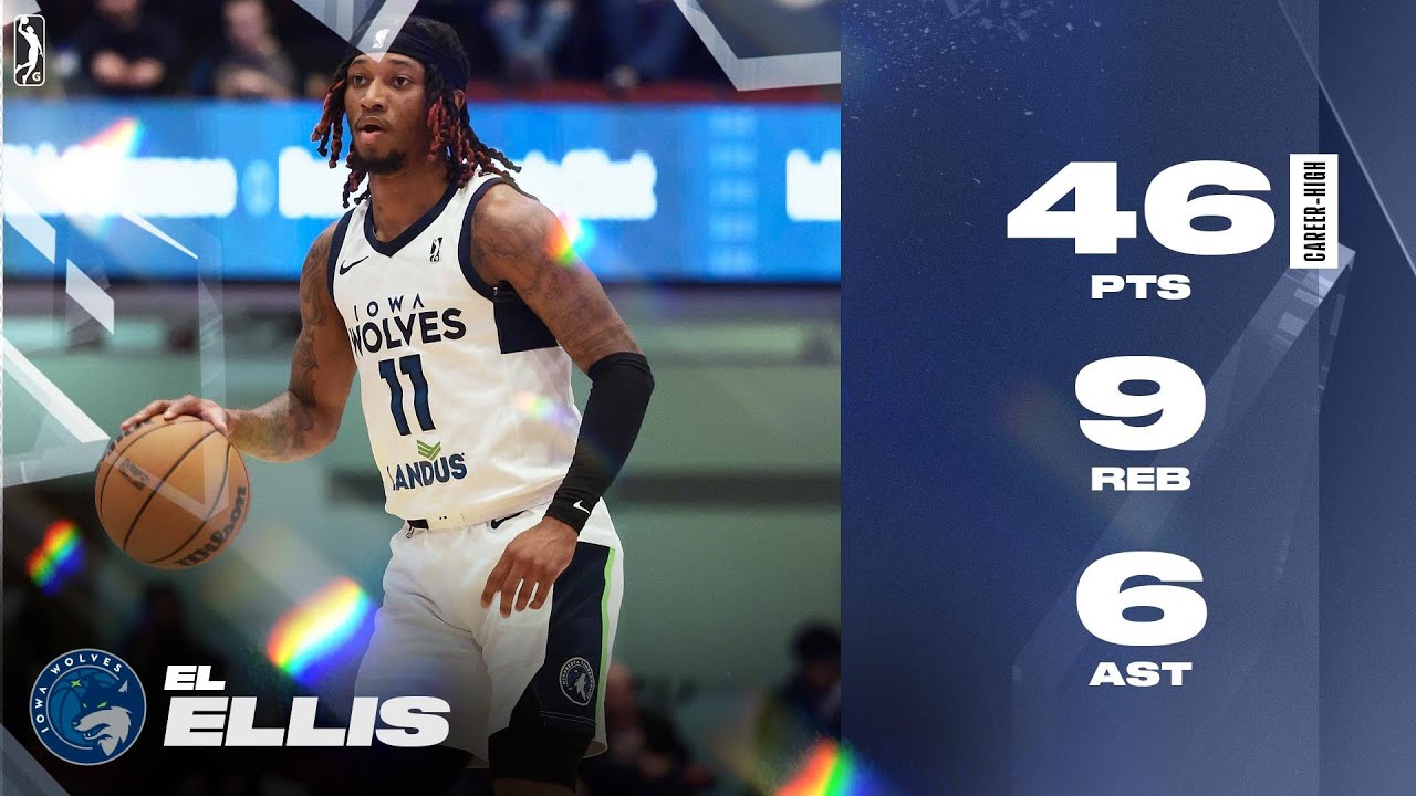 El Ellis Records Career-High 46 PTS