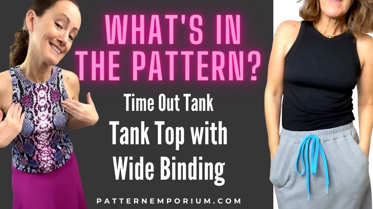 What's In The Pattern | Time Out Tank with Wide Binding