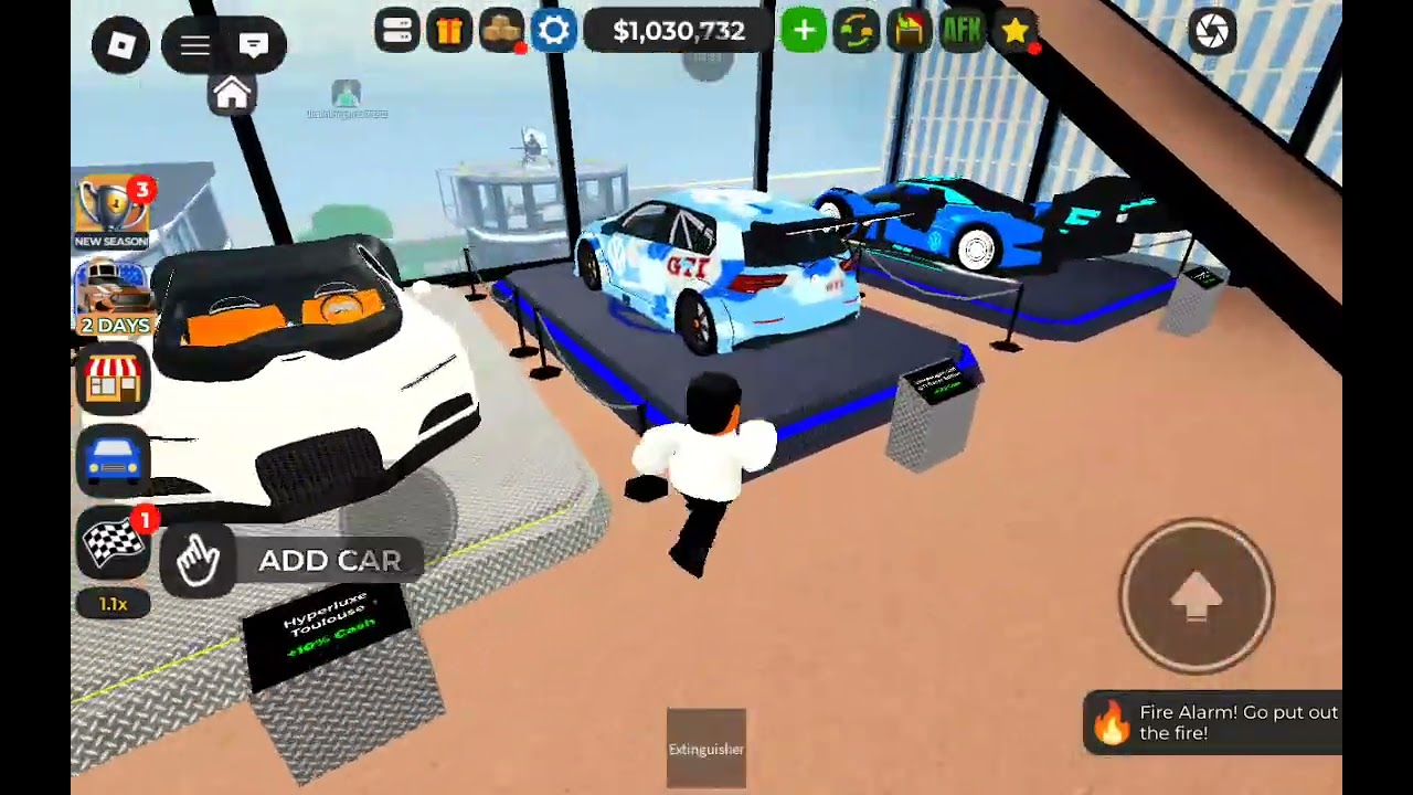 Tuneamos la yeseta y en el muelle nos robamos un Mustang de carrera de circuito 🏎️🏍️