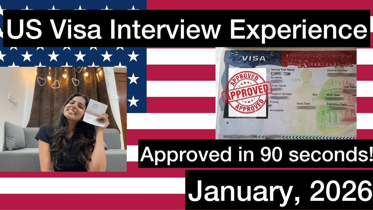 US Visa Interview Experience | Visa Approved | January 2026 | Tourist Visa | Questions & Answers