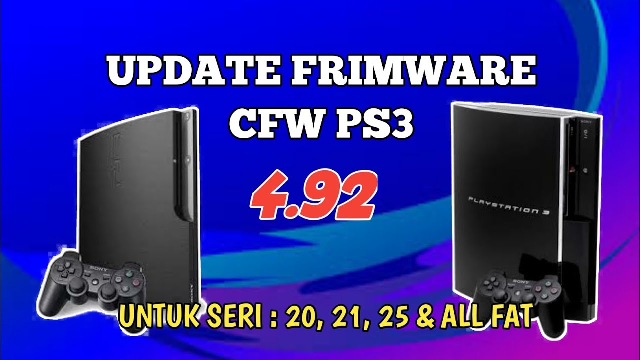 CARA UPDATE TERBARU FRIMWARE 4 92 CFW PS3