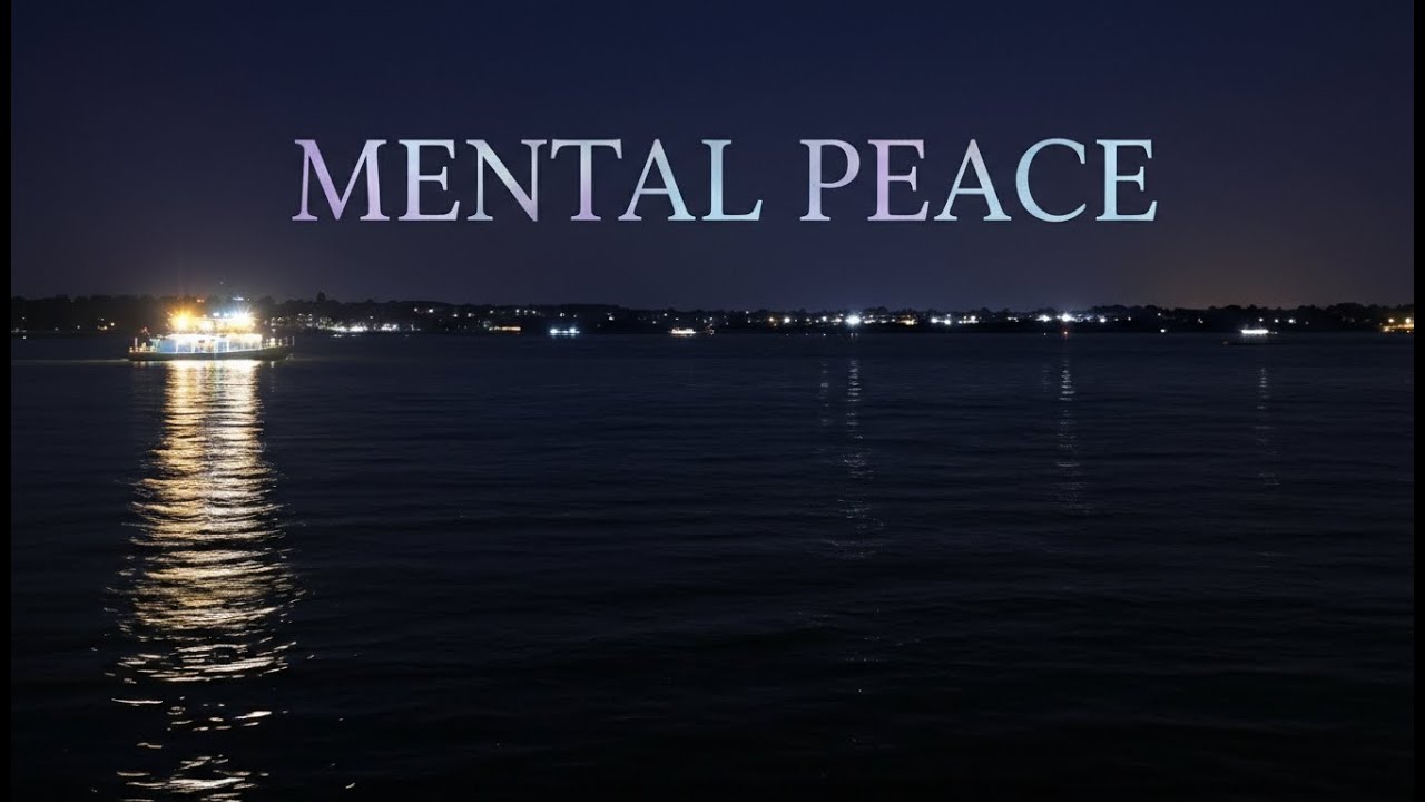 Healing Waters 🌊 Soft Piano and Mekong River Flow for Mental Peace
