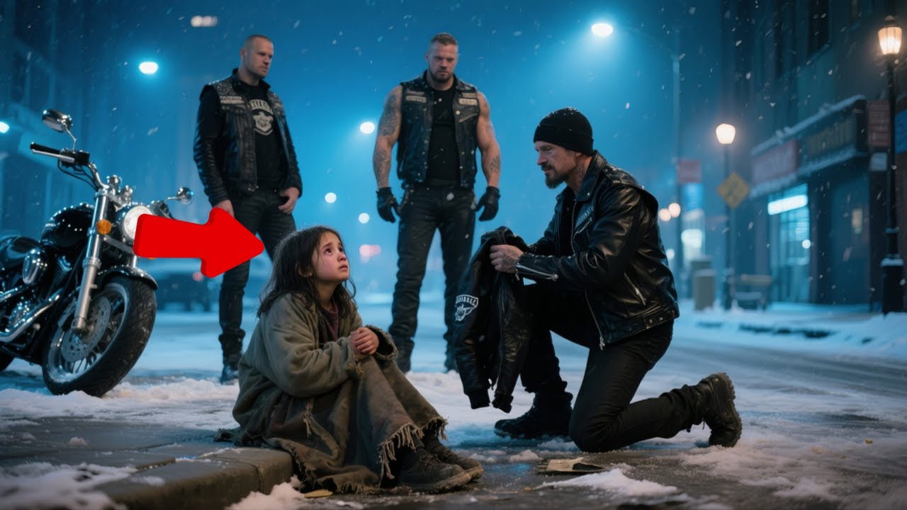 Hells Angels Found a Homeless Little Girl Freezing—What They Promised Her Changed Everything Forever