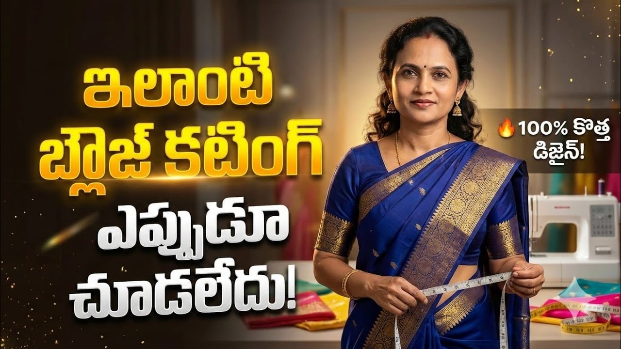 #Boat Neck Blouse Cutting✂️ ఈజీ మెథడ్ లో బ్లౌజ్ కటింగ్//కొత్తగా టైలరింగ్ నేర్చుకునే వారికి ఈజీగా 💁