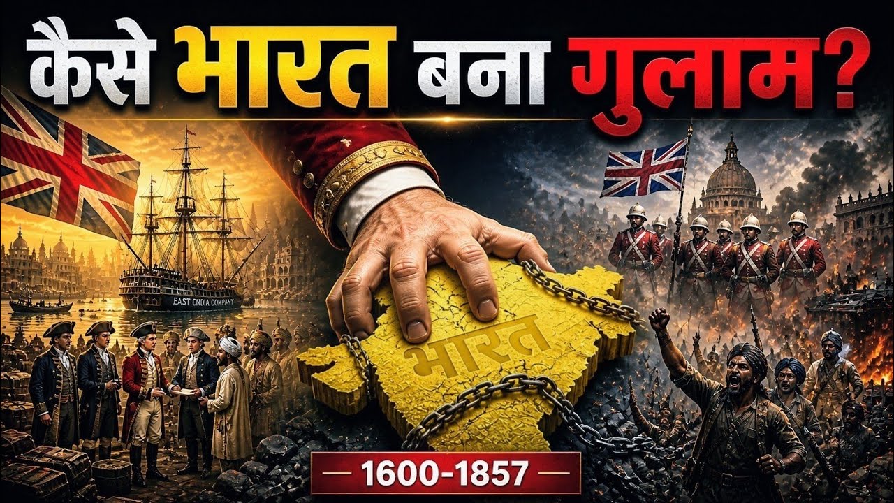अंग्रेजों ने भारत को कैसे गुलाम बनाया? (1600-1857)| how british took over india