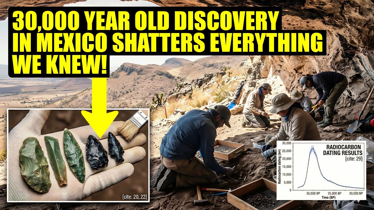 30,000 Year Old Discovery In Mexico SHATTERS Everything We Knew!