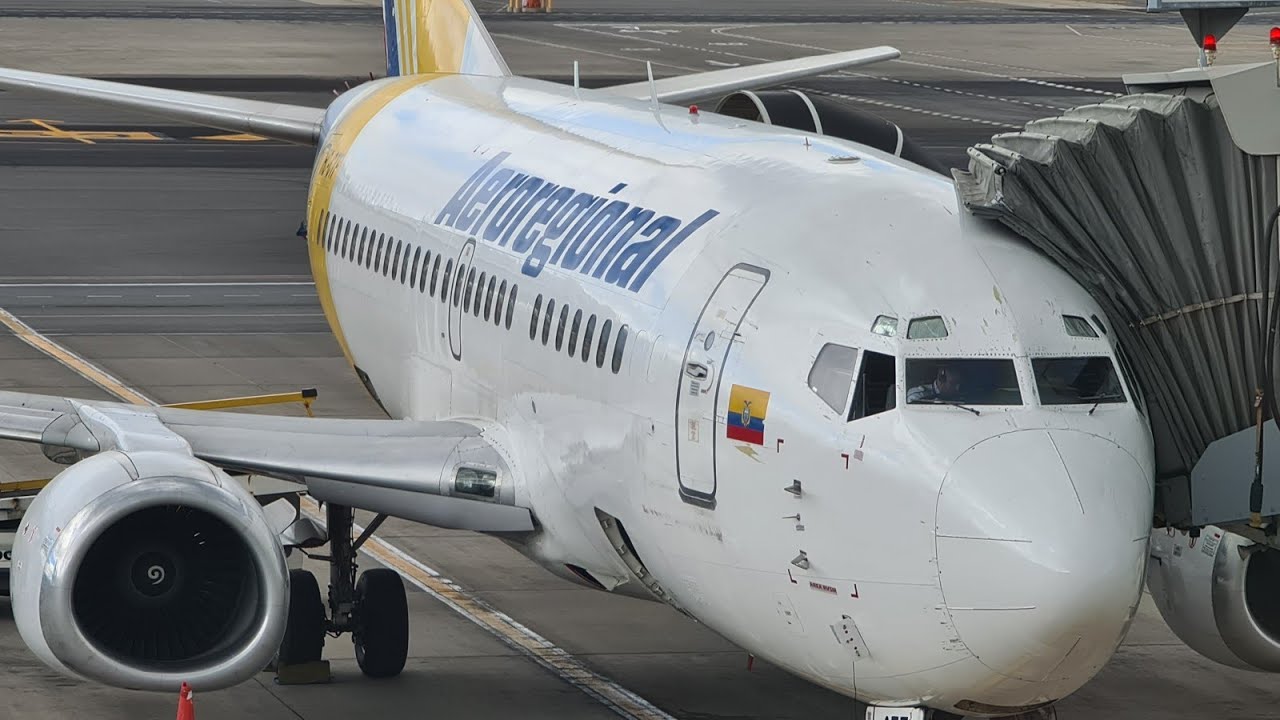 4K Aeroregional Quito 🇪🇨 UIO ✈️ LOH 🇪🇨 Loja Boeing 737-500 Reporte de vuelo FULL Feriado 11 08 2023