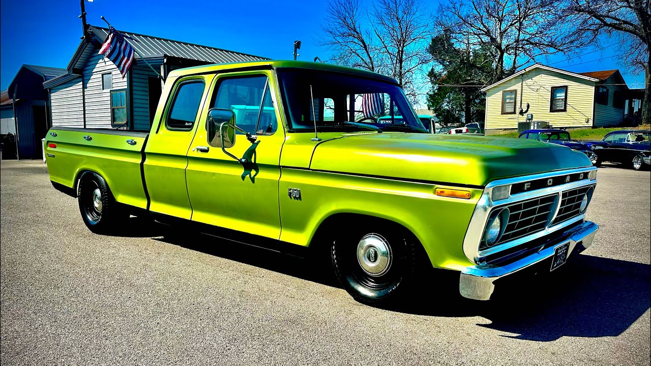 Тест-драйв Ford F-150 Super Cab 1975 года выпуска. ПРОДАНО за 14 900 долларов США. Maple Motors #...