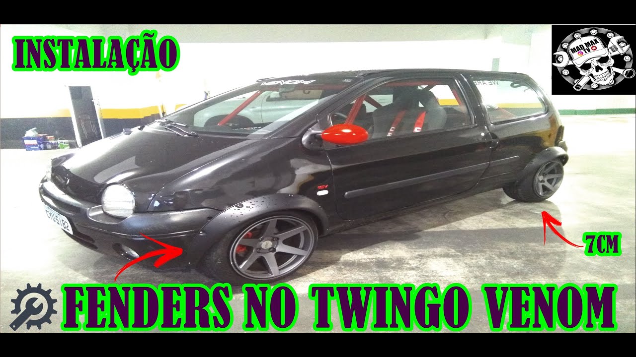 INSTALAÇÃO DOS FENDERS NO TWINGO VENOM