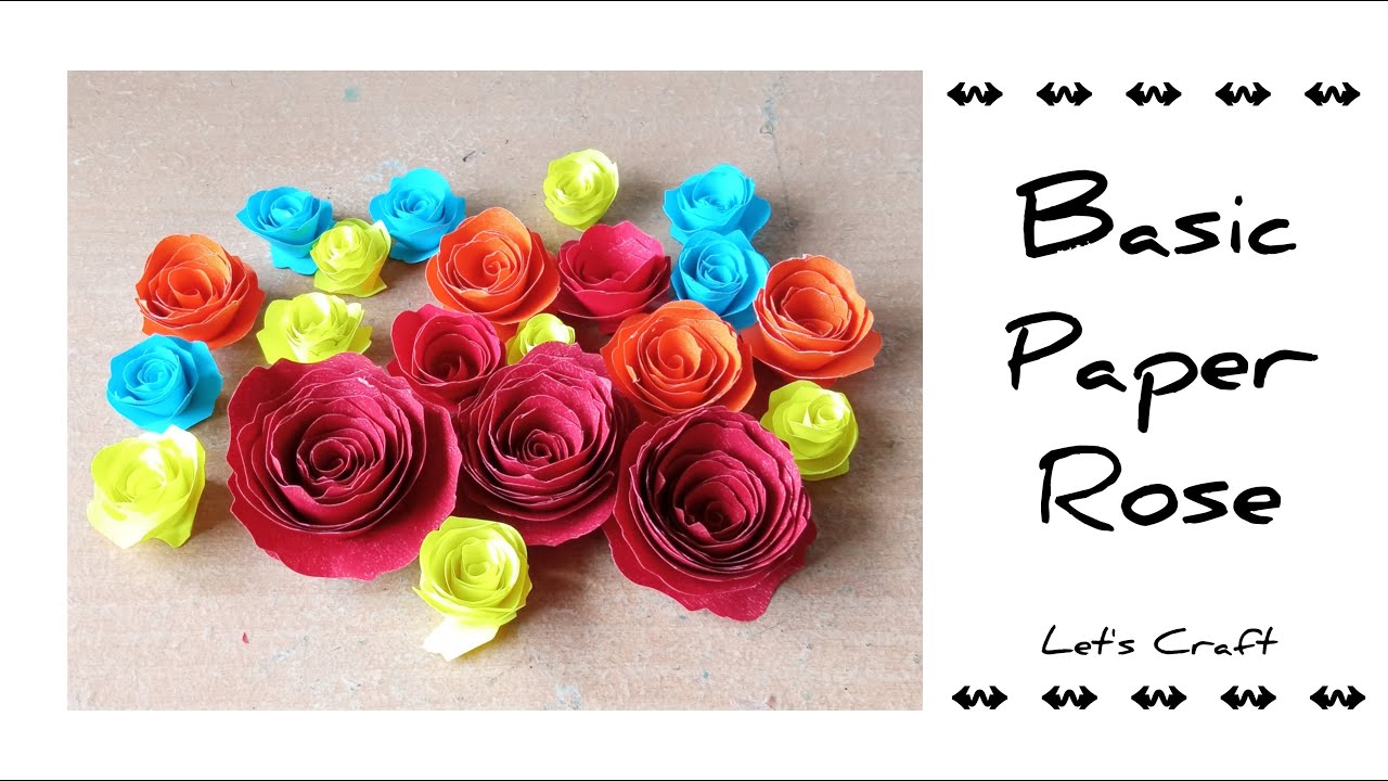 Paper Rose | Let's Craft
