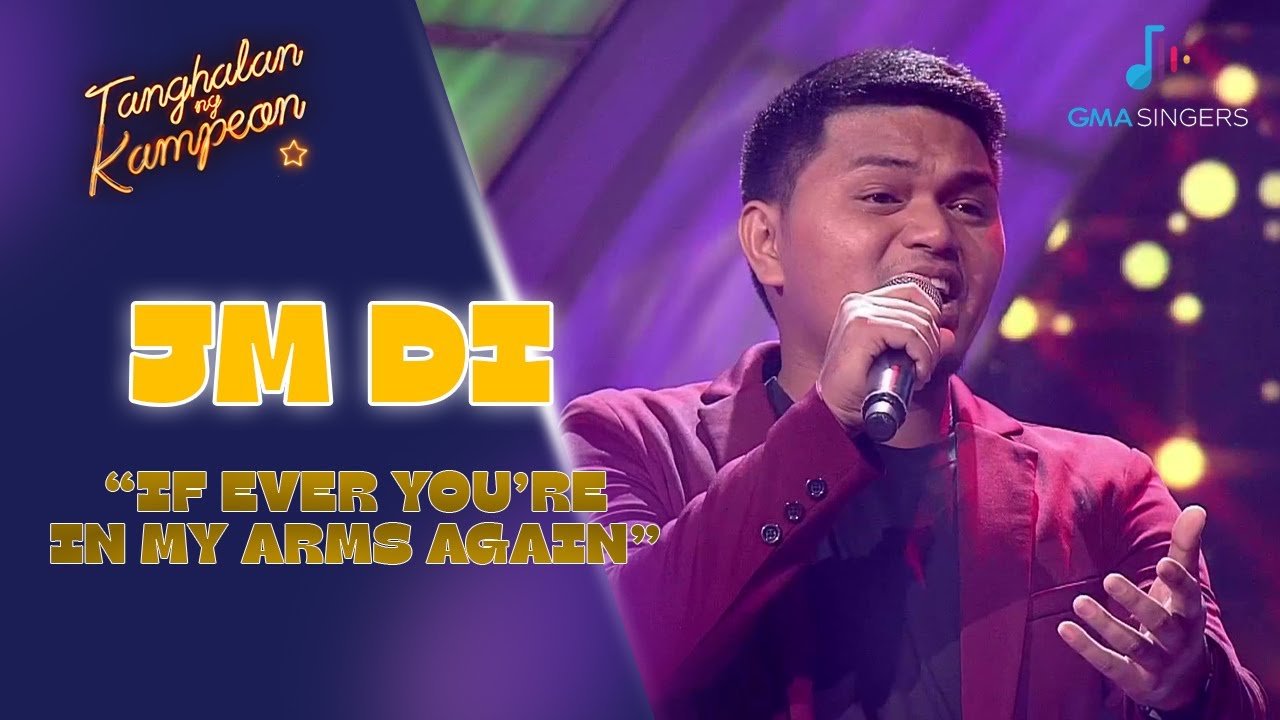 JM Di is missing someone with 'If Ever You're In My Arms Again'! | Tanghalan Ng Kampeon 3