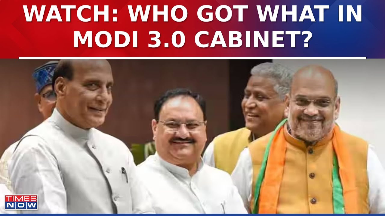 Modi 3.0: Which Cabinet Minister Gets What Portfolio? Check Full List Of Ministry Allocation |Latest