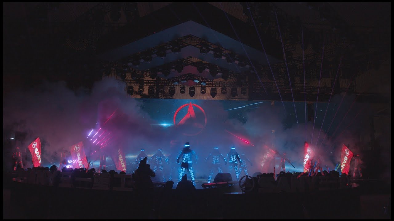 Led Visual Flag  with the Led Tron Dance 电光舞 led旗子 led大旗 |Led vision flag