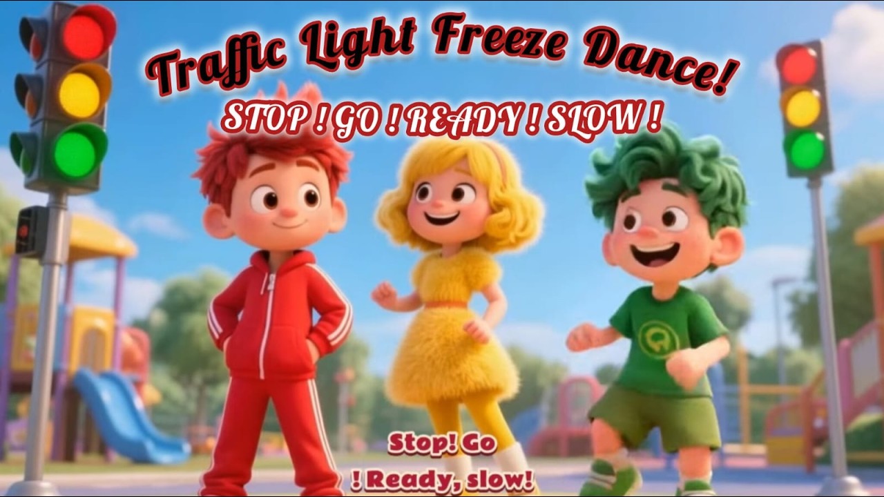 Traffic Light Dance Song 🚦 | Fun Baby Action Rhyme for Kids #shorts #babysongs