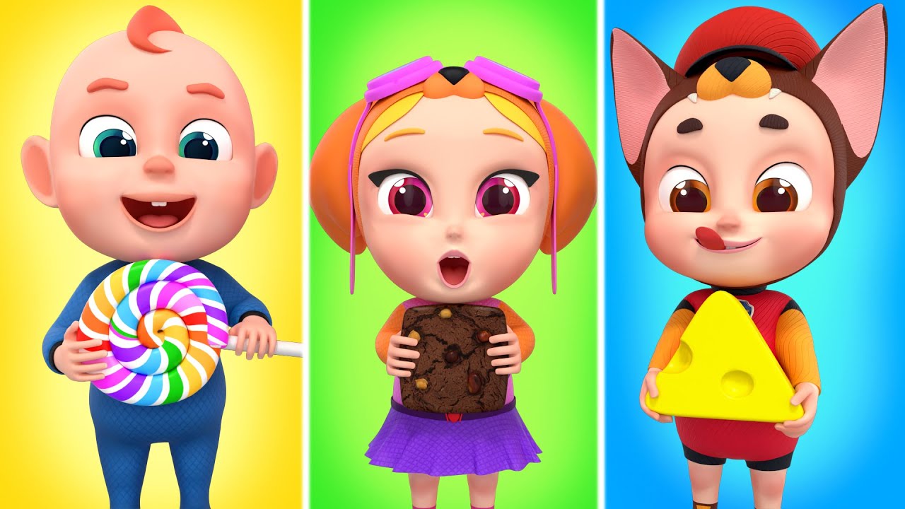 Colorful Candy Shapes | Learn Shapes Song | Rosoo Nursery Rhymes & Kids Songs