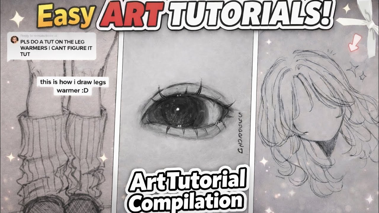Art tutorials compilation*saved*❤️pt.2