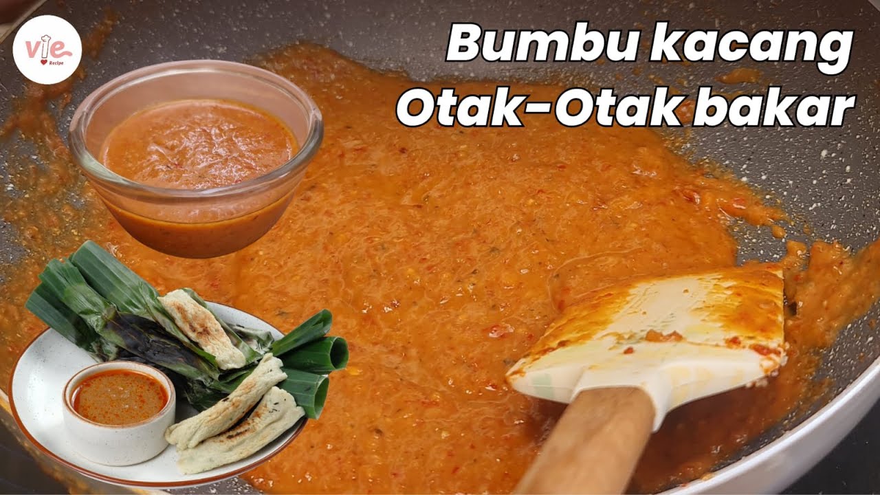 TIPS Sambal Kacang Otak-Otak Bakar SUPER ENAKK! | Otak Otak Ikan Tenggiri | Bumbu Kacang | Vierecipe