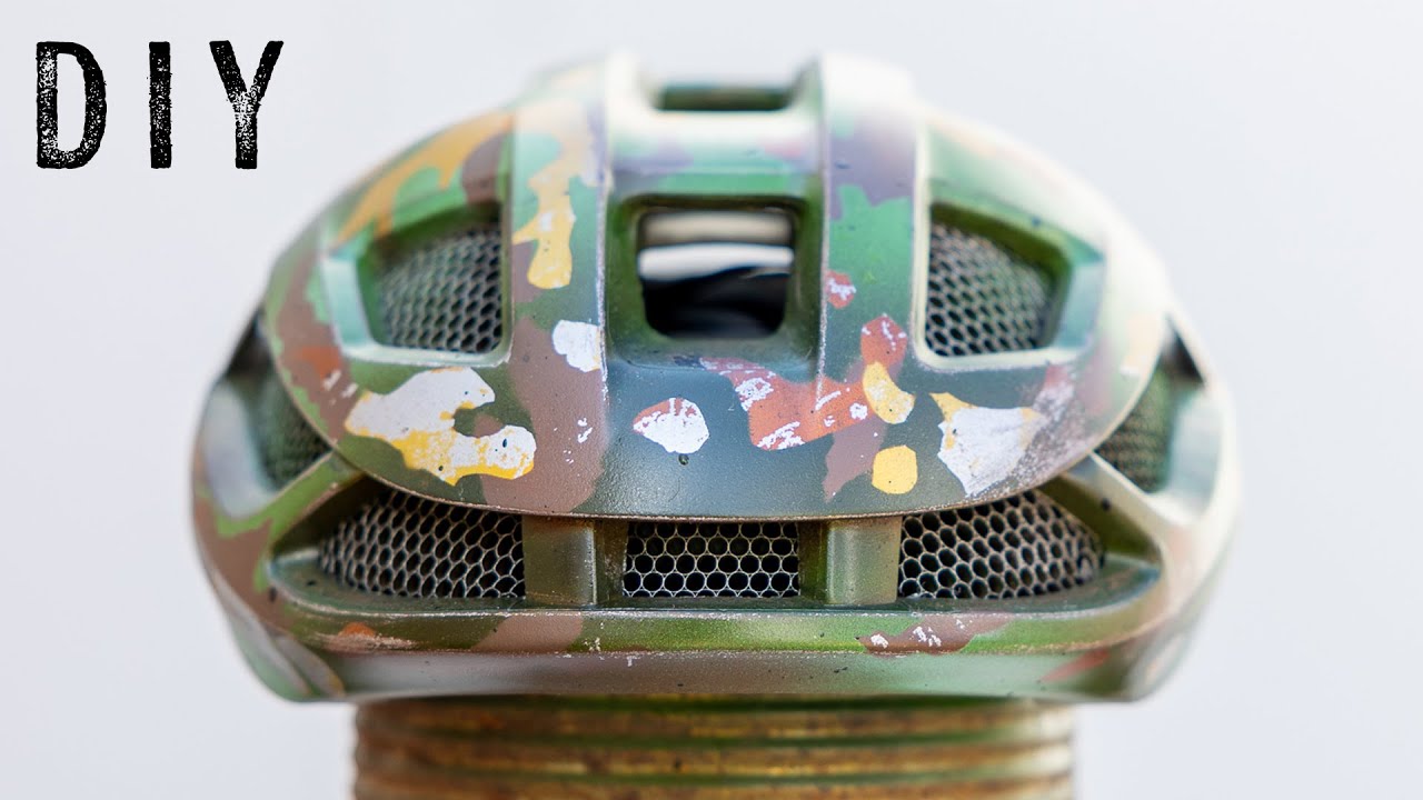 How to Paint your Helmet Camo in your Garage!