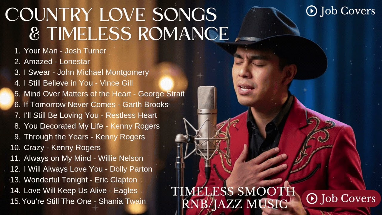 🤠❤️ Country Love Songs & Timeless Romance | Smooth Country, R&B & Jazz Classics