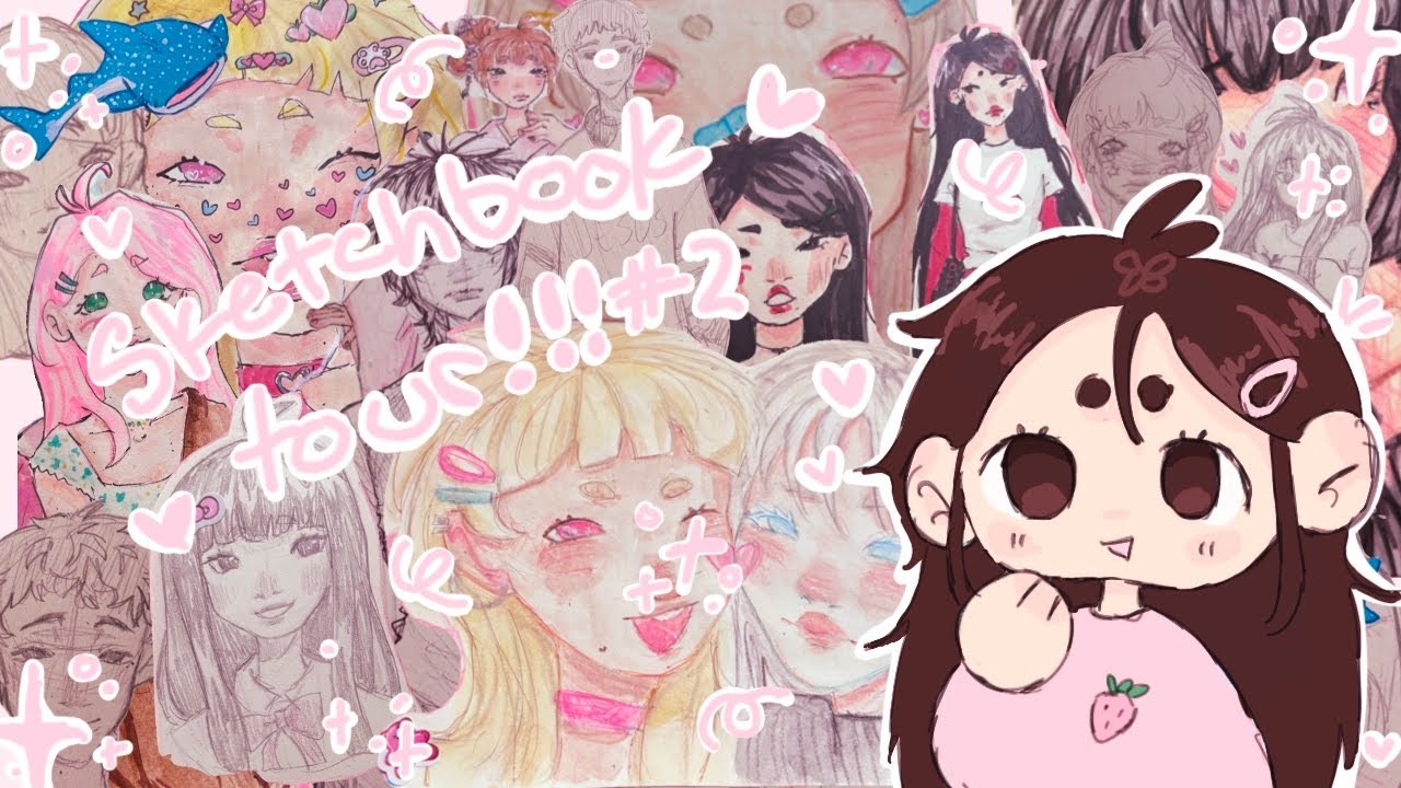 sketchbook tour #2!!🎀🌸