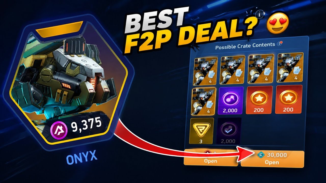 Вся правда об Onyx для F2P-игроков | Mech Arena