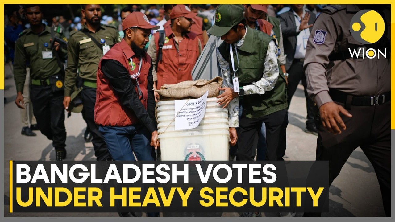 Bangladesh Votes Under Heavy Security as Crucial National Elections Begin | WION