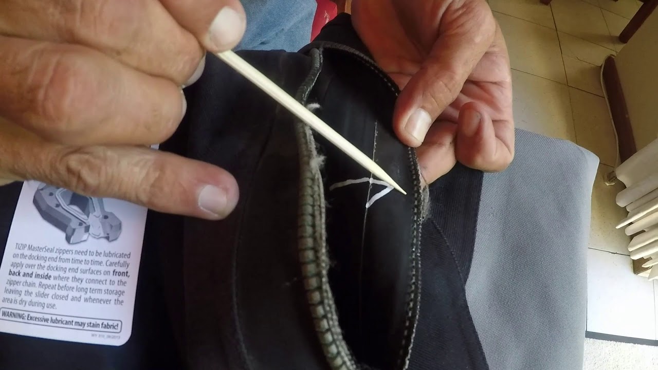Drysuit Zips