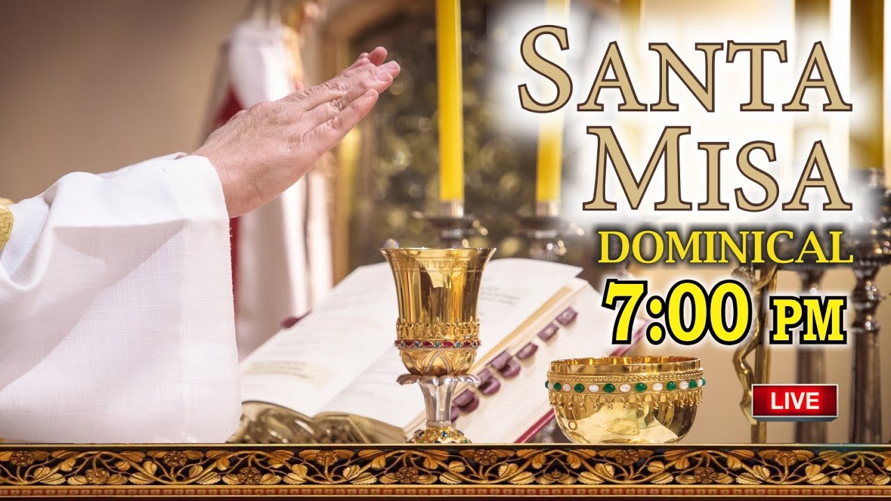 MISA EN VIVO HOY DOMINGO-15-MAR-26. TODOS LOS DÍAS A LAS 7PM.