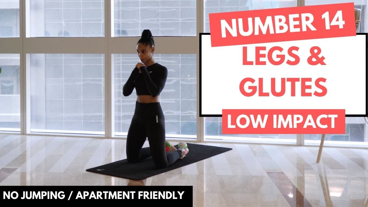 NO JUMPING - LOW IMPACT LEG WORKOUT | Legs & Glutes No.14
