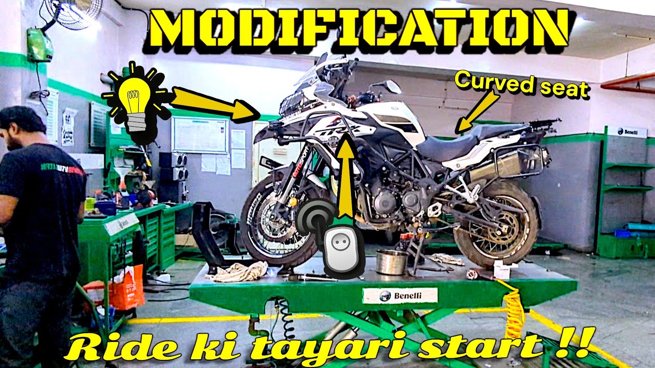 Benelli TRK 502X UPGRADED! 🚀 Must-Have Mods for the Ultimate Ride 🔥| New Ride ki Tayari