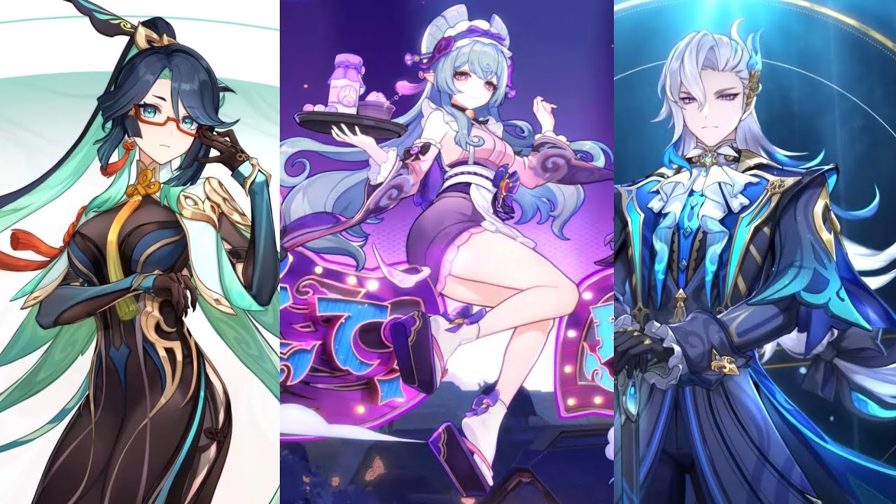 All Genshin Impact Characters Demo Transition [3D to 2D] up to Mizuki (JP Version)