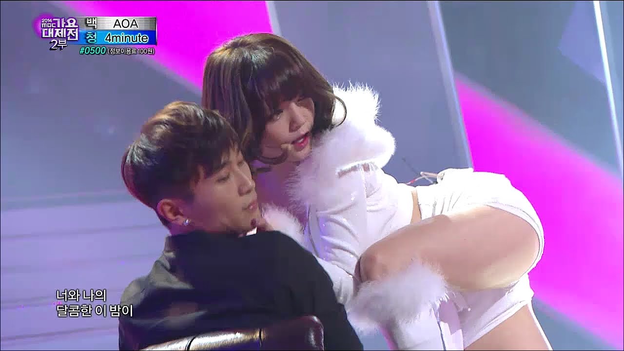 【TVPP】AOA - Miniskirt + Like A Cat, 에이오에이 - 짧은 치마 + 사뿐사뿐 @ 2014 KMF Live