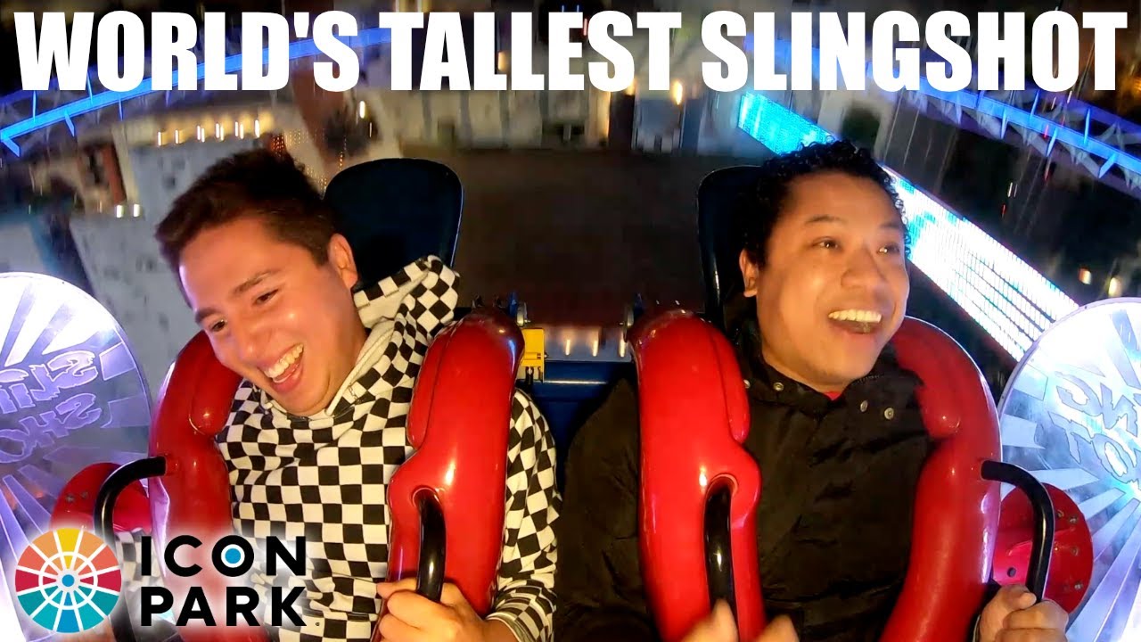 Самый высокий бросок из рогатки в мире! — Обратная точка зрения и реакция — Icon Park