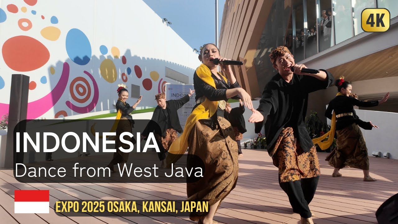 Indonesia Dance from West Java with Folk Song Bandung | インドネシア 西ジャワの舞踊 | Expo 2025 大阪・関西万博