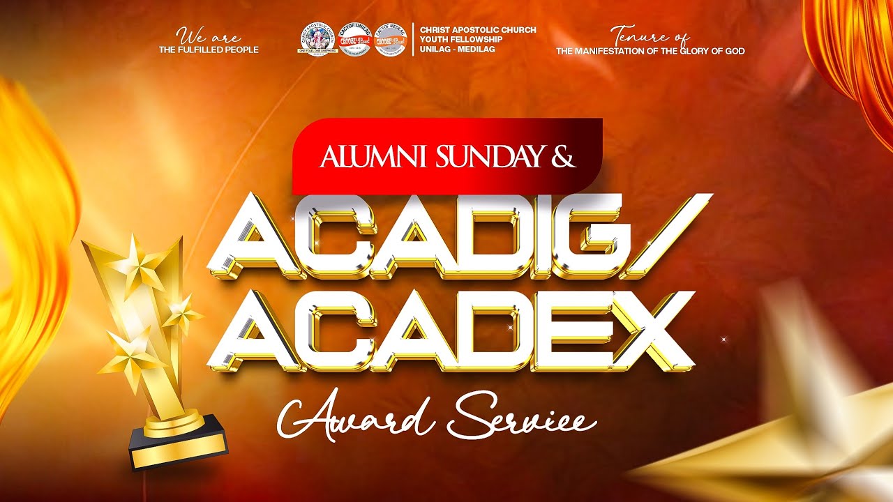 ALUMNI SUNDAY & ACADIG/ACADEX AWARD SERVICE 