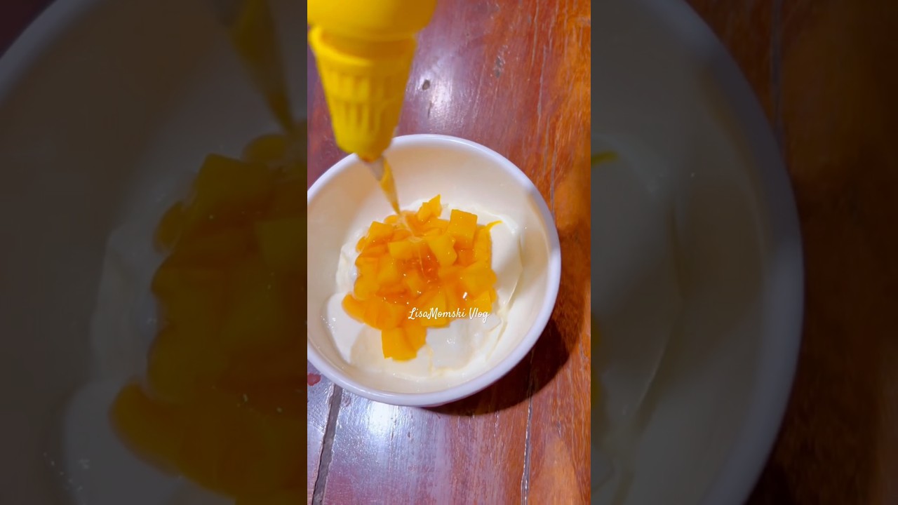 MAKING MANGO YOGURT🥭 