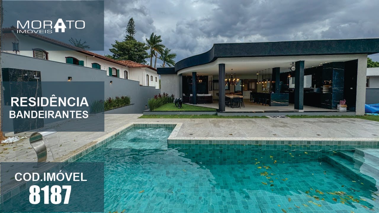 Casa Alto Padrão com 4 suítes, 8 vagas de garagem, bairro bandeirantes (Pampulha)- Belo Horizonte