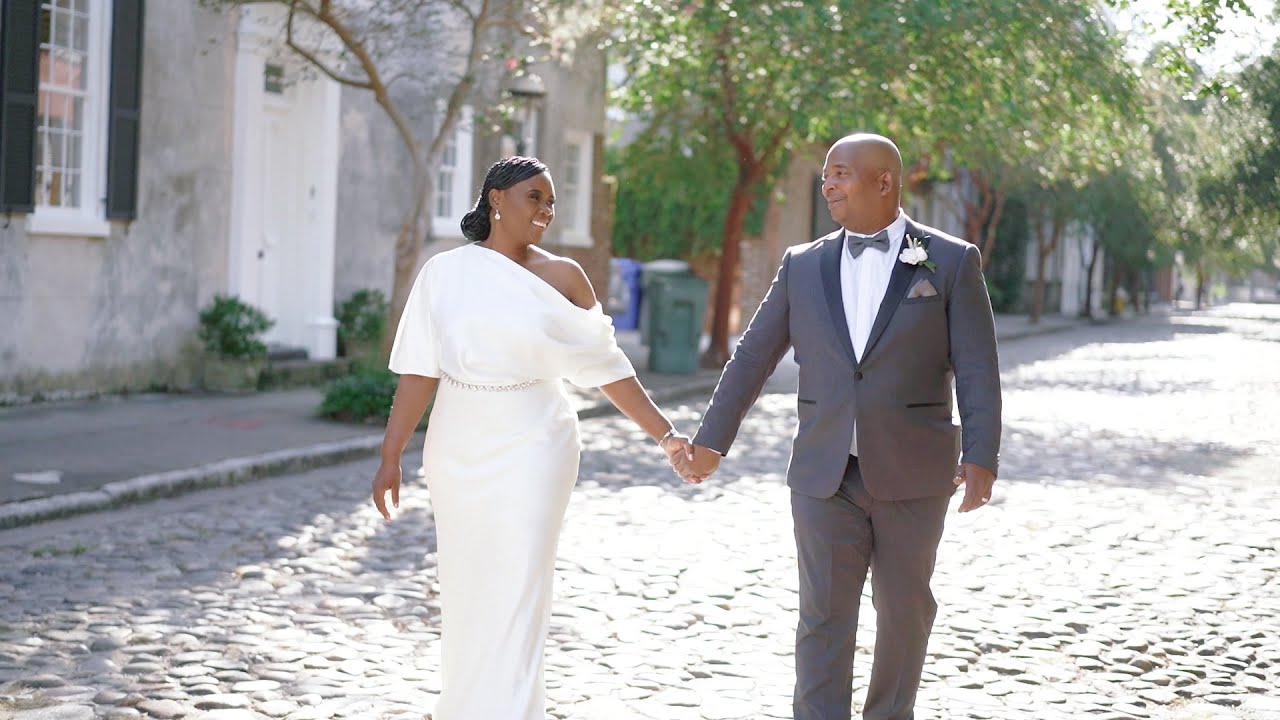 STUNNING Intimate Micro-Wedding / Family reunion at the Gibbes Museum - Charleston Wedding Video