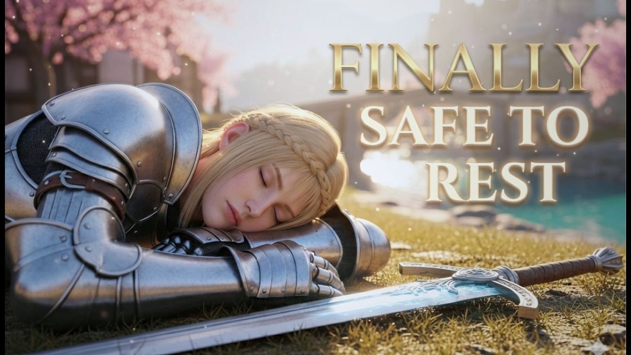 Relaxing Fantasy Waltz & River Sounds for Stress Relief & Reading 🛡️