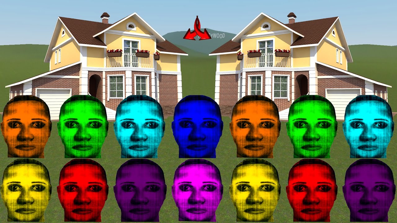 Selene Delgado Family Vs Houses in Garry's Mod