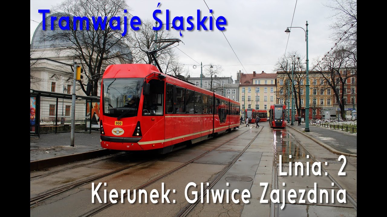 [🇵🇱PL] TIMELAPSE: Tramwaje Śląskie - Linia: [🚋2]