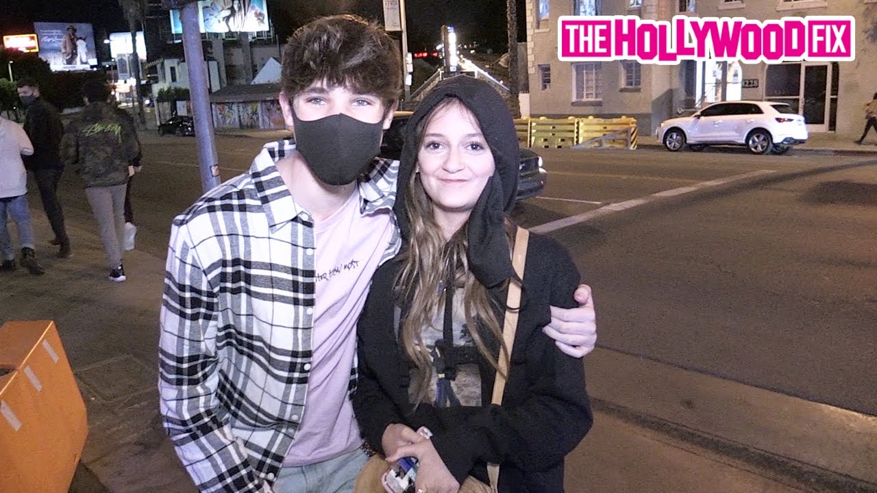 Sophie Fergi & Nathan Smith Celebrate Valentine's Day Together With Dinner At Pink Taco 2.13.21