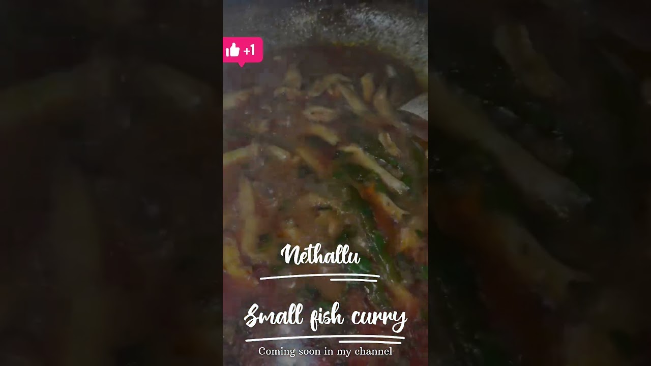 Nethallu small fish curry || with neeshi