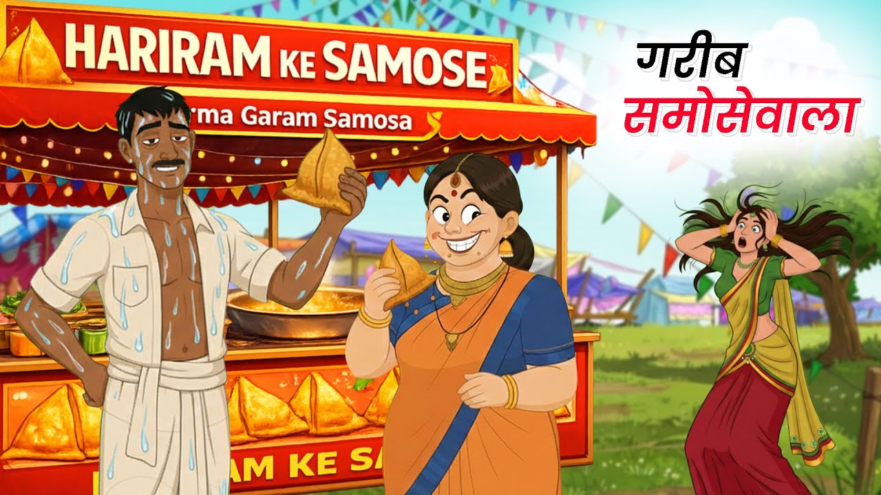 गरीब समोसेवाला ठंड की रात में ❄️ | Sachai Ki Jeet 🏆 | Hindi Cartoon Story